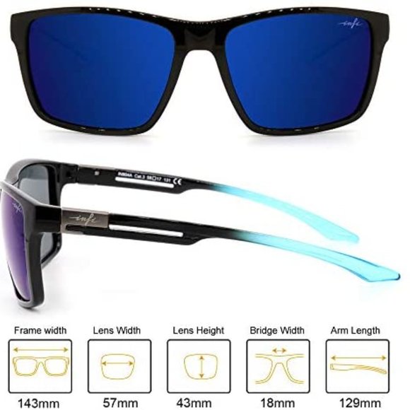 Polarized Sunglasses for Men Driving, Running ,Golf,Sports UV Protection - Picture 3 of 5